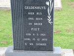 GELDENHUYS Piet 1921-1975