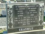 ERASMUS Piet 1908-1978 & Sophy 1912-1997