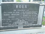 ROUX Daniël Francois 1926-1988 & Marie VAN AS 1929-1979