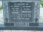 ROSSLEE Henry 1928-1988 & Martha 1927-2002