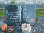 UYS Louis 1917-1997 & Susanna Hermina 1926-1989