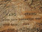 STAND Karo 1894-1962