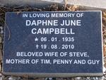 CAMPBELL Daphne June 1935-2010