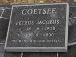 COETSEE Petrus Jacobus 1908-1990