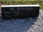 VILLIERS Maria Aletta, de 1933-2004