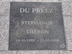 PREEZ Stephanus Theron, du 1923-1998
