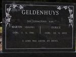 GELDENHUYS Martin -1981 & Ourice -1993