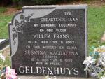 GELDENHUYS Willem Frans 1889-1957 & Susanna Magdalena COOPER 1895-1989
