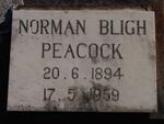 PEACOCK Norman Bligh 1894-1959