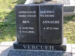 VERCUEIL Ben 1944-2010 & Annatjie 1944-