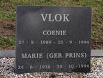 VLOK Coenie 1909-1994 & Marie PRINS 1916-1994
