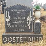 OOSTENDURP Elizabeth Jacomina 1901-1987