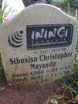 MNYANDU Sibusiso Christopher 1964-2007