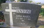 ANTONI Anna Maria 1914-1972
