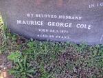 COLE Maurice George -1971