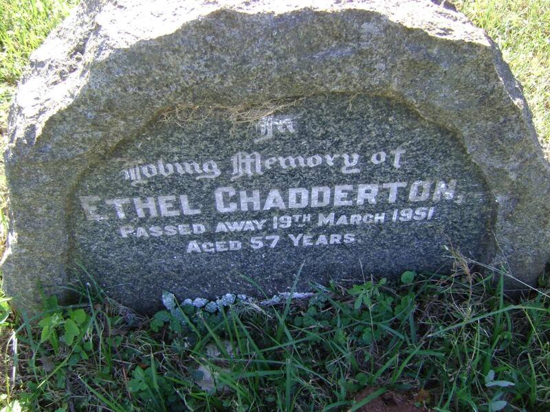 CHADDERTON Ethel -1951