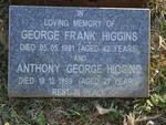 HIGGINS George Frank -1991 :: HIGGINS Anthony George -1999