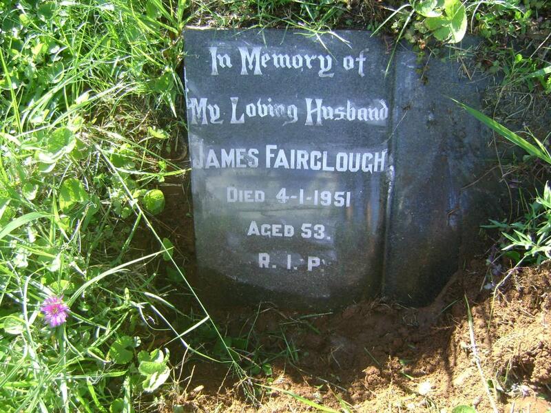 FAIRCLOUGH James -1951