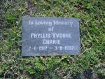 CURRIE Phyllis Yvonne 1917-1982