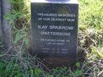 SPARROW Kay nee PATTERSON 1922-2002