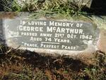 McARTHUR George -1942