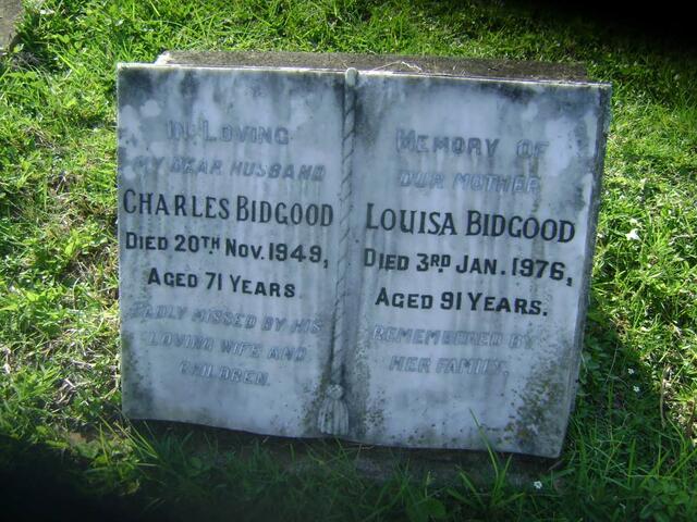 BIDGOOD Charles -1949 & Louisa -1976