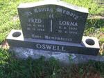 OSWELL Fred 1911-1984 & Lorna 1909-1994