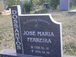 DOSSANTOS Jose Maria Ferreira 1928-2003