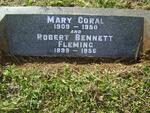 FLEMING Robert Bennett 1899-1956 & Mary Coral 1909-1950