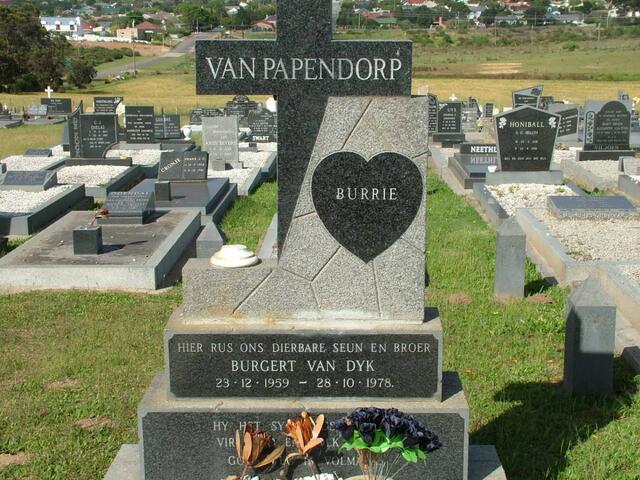 PAPENDORP Burgert van Dyk, van 1959-1978