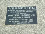 VERMEULEN Pieter Jacobus Hermanus 1943-2000