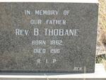 THOBANE B. 1862-1916
