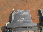 HYMAN Rina 1947-1987
