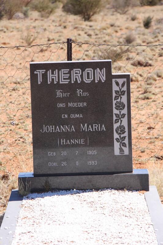 THERON Johanna Maria 1905-1993