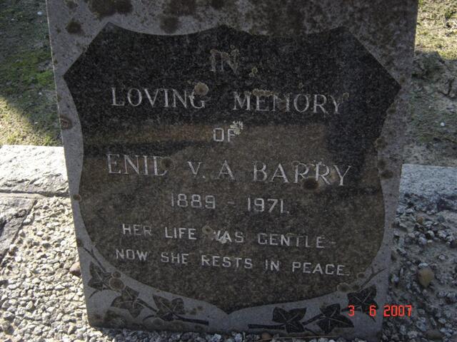 BARRY Enid V.A. 1889-1971
