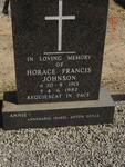 JOHNSON Horace Francis 1913-1982
