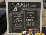 KOEKEMOER Pieter H. 1961-2001 :: KOEKEMOER Julia 1994-2001