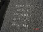 TOIT Violet Ruth, du nee FICHAT 1904-1984