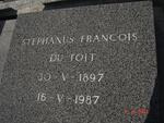 TOIT Stephanus Francois, du 1897-1987