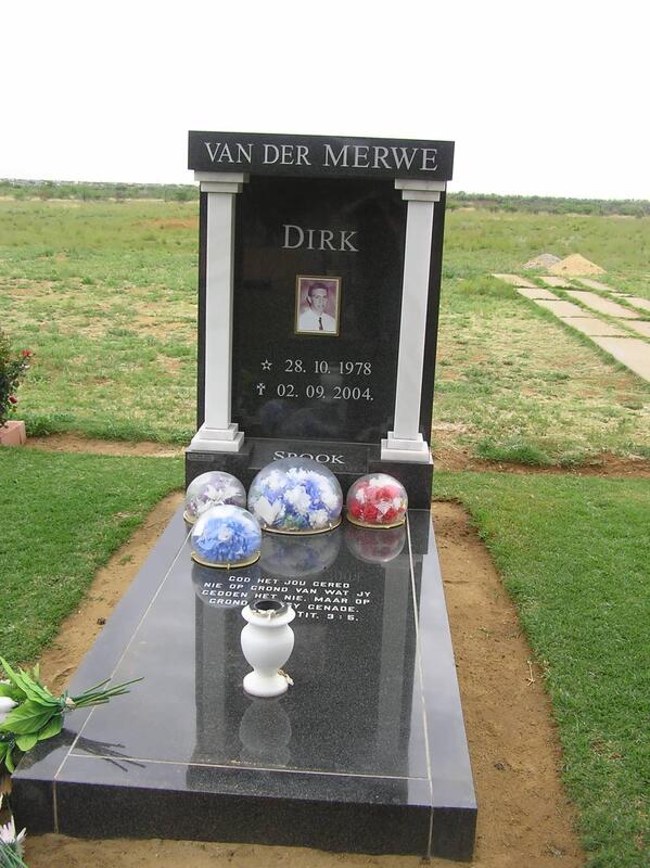 MERWE Dirk, van der 1978-2004
