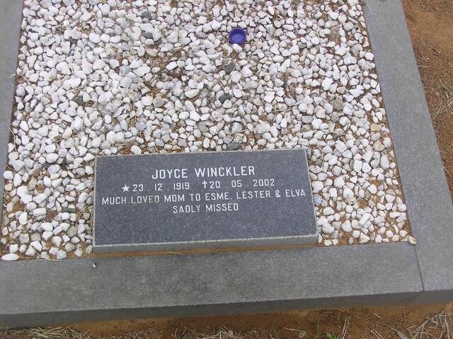 WINCKLER Joyce 1919-2002 :: VENTER Esmé 1946-1948
