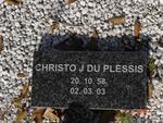 PLESSIS Christo J., du 1958-2003