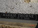 THORNE Makkie 1921-2001