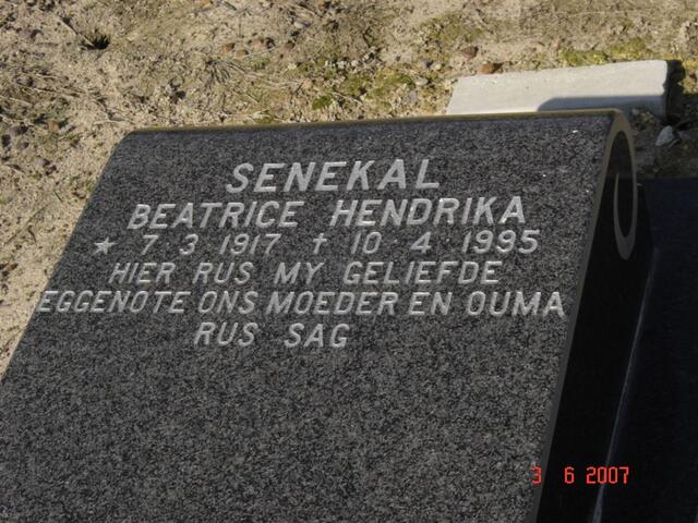 SENEKAL Beatrice Hendrika 1917-1995