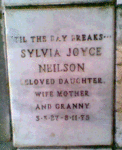 NEILSON Sylvia Joyce 1927-1975