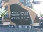 HEERDEN Willie, van 1916-1984 & Marthie GRIESEL 1921-1999