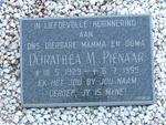 PIENAAR Dorathea M. 1929-1995