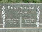 OOSTHUIZEN Jacobus F. 1886-1972 & Susara D. TRAUERNICHT 1903-1988