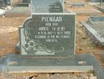 PIENAAR Annie nee V.D.W. 1917-1992