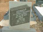 SCHAUP Louie 1905-1974
